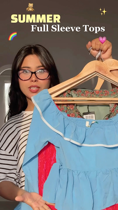 Summer Full Sleeves Tops Haul 🌷✨ #shorts #viral #meesho #youtubeshorts #meeshohaul #meeshotops #fy