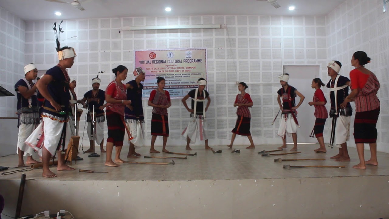 Karbi folk dance Ritnong chingdi perform by KTMCRI