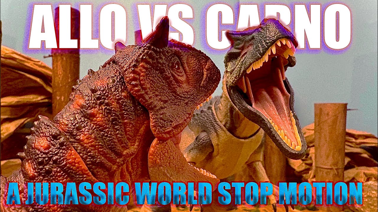 ALLO VS CARNO (A Jurassic World Stop Motion)