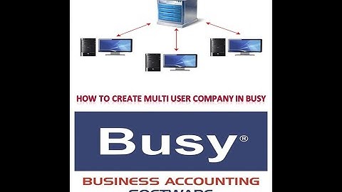 HOW TO CREATE MULTI USER IN BUSY | MULTI PC CONFIGURATION IN BUSY | HOW TO USE MULTI USER IN BUSY