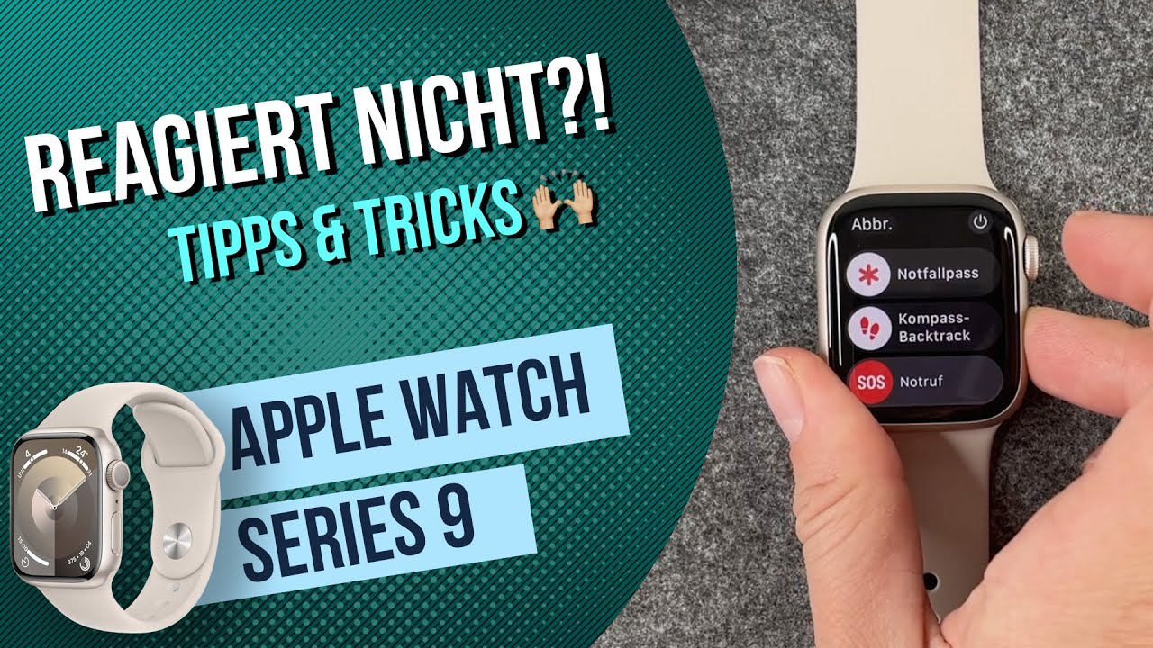 Galaxy Watch Touchscreen Reagiert Nicht Mehr Apple Watch 9 - Reagiert nicht mehr • 📱 • 📉 • 😰 • Anleitung | Tutorial