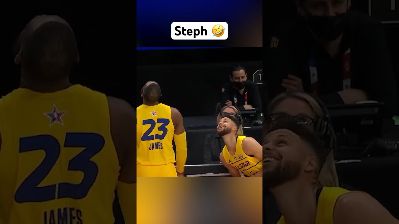 Watch: Steph Curry had a front row seat for LeBron James' signature chalk  toss