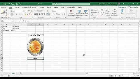 L2 T3 Simulación Lanzamiento de una moneda en Excel