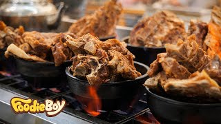 Удивительный! Популярная корейская еда, суп из свиных костей – корейская уличная еда