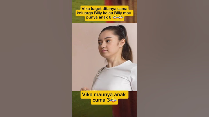 Vika kaget ditanya sama keluarga Billy kalau Billy mau punya anak 8😂#short#video#