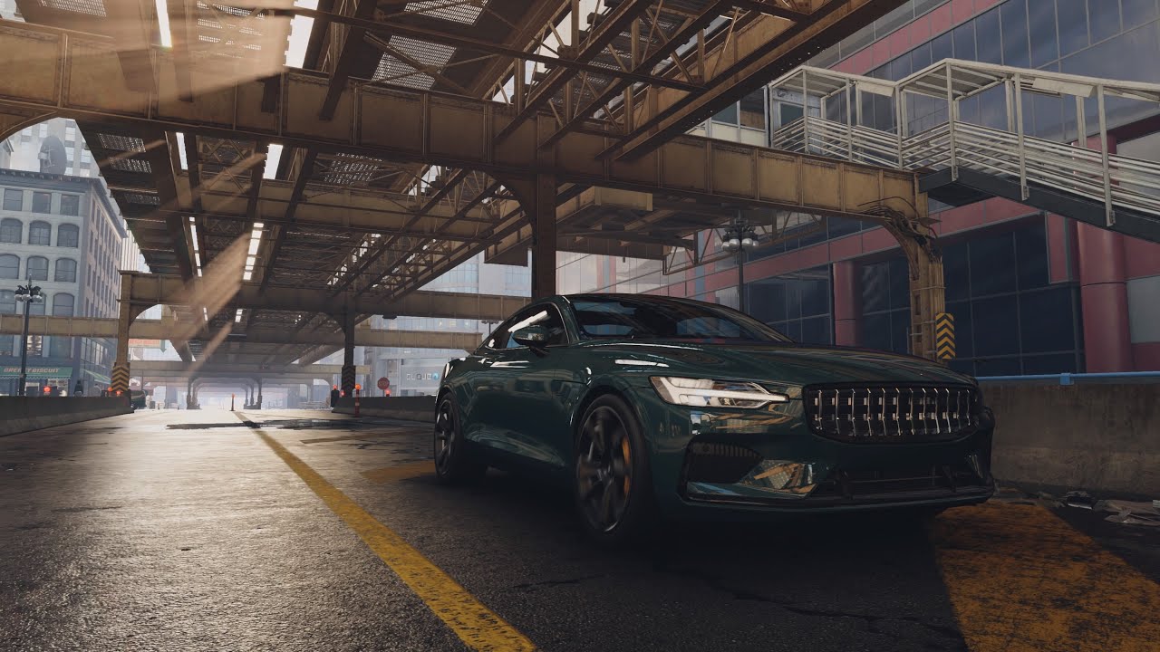 Polestar 1 - city drive + highway run (nfs unbound) - YouTube