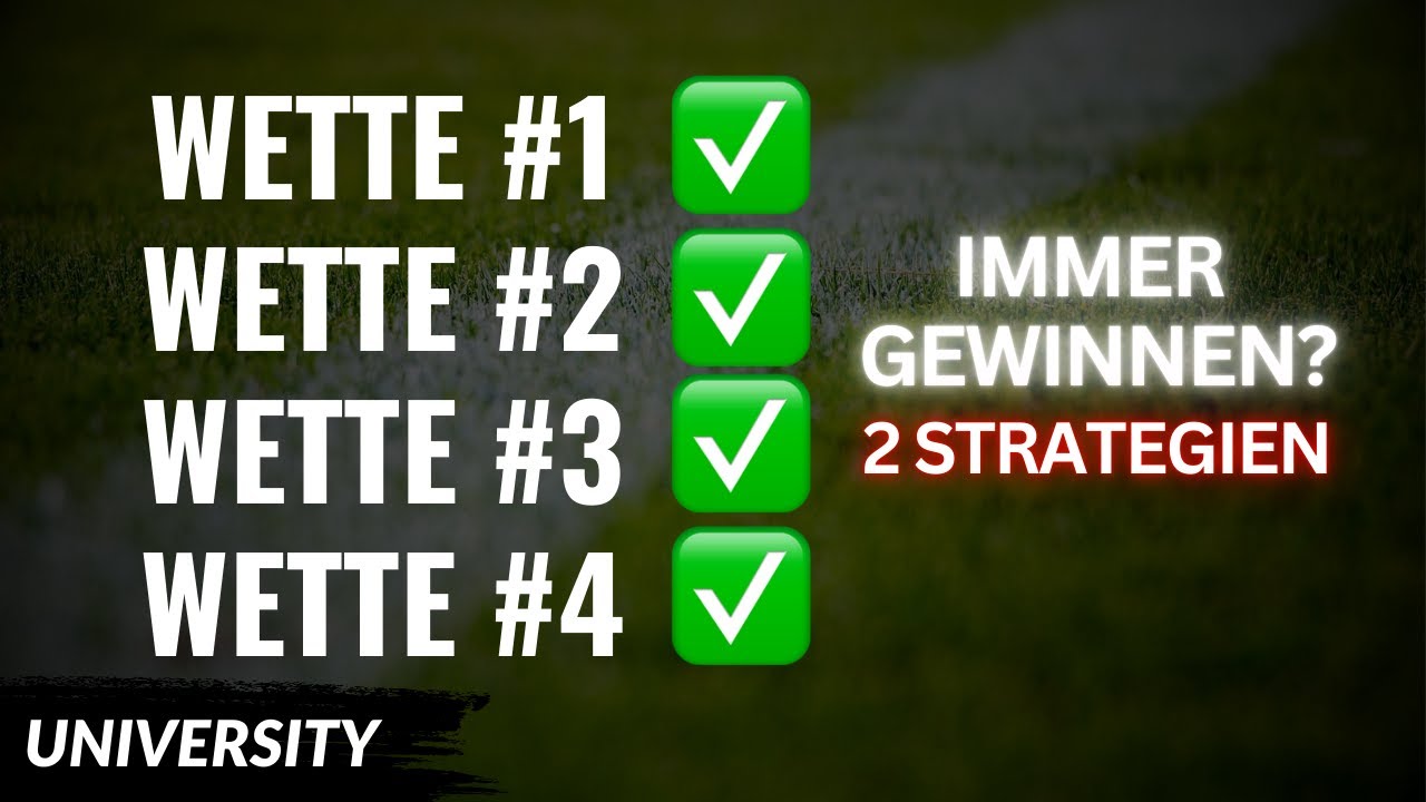 Bei Sportwetten IMMER Gewinnen? (Sure Bets und Matched Betting)