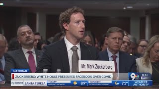 Zuckerberg says White House pressured Facebook over COVID