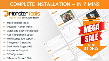 MonsterTools in $3 Only & Installation - The All-in-One SEO & Web Toolkit , like a Swiss Army Knife
