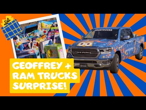 Geoffrey & Ram Trucks Surprise Patricia M. Noonan Elementary School | Toys"R"Us