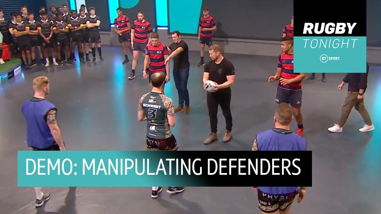 Rugby Tonight Demo - How to manipulate defenders for big gains!