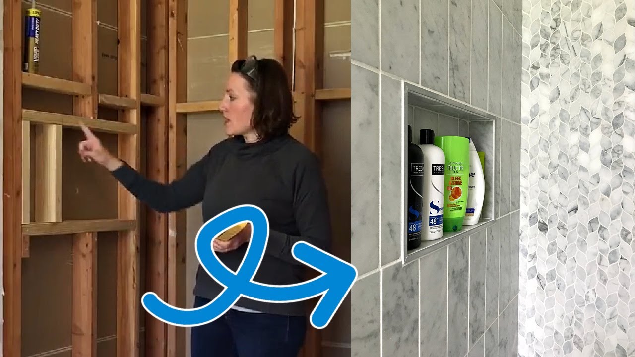 How to Frame a Shower Niche - With Placement & Sizing Tips to