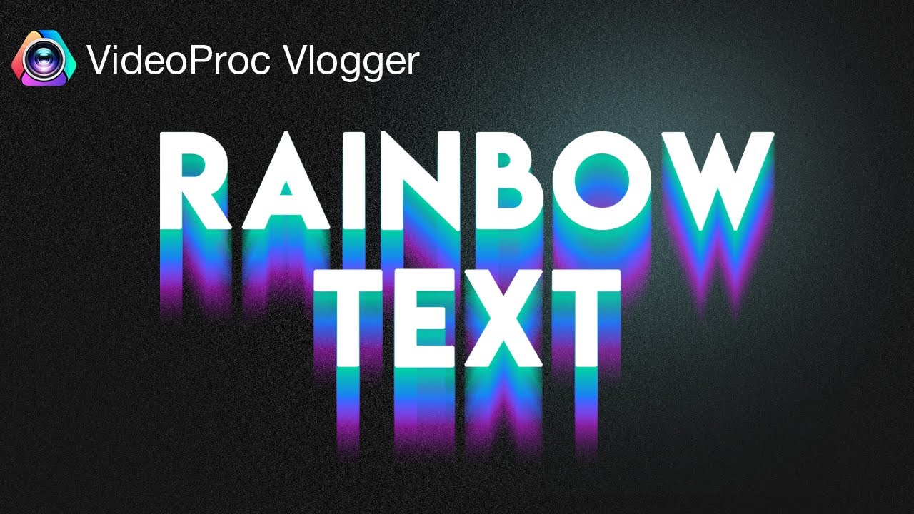 Rainbow Trail Text Effect: Easy Step-by-Step Tutorial for FREE - YouTube
