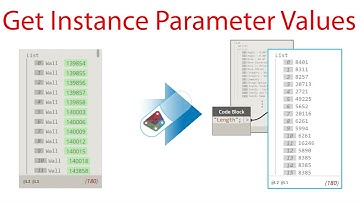 Revit Dynamo #4.01 Get Instance Parameter Values