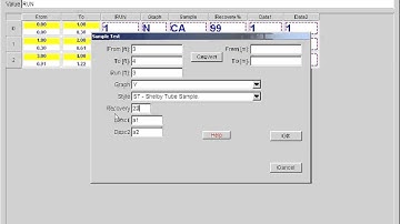 Well geotechnical borehole logging