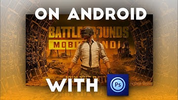 🔥BGMI Thumbnail / Wallpaper on PS Touch in android mobile without PC | Make a pro BGMI thumbnail🔥