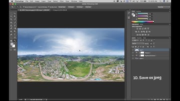 Aerial Panorama Sky Stitching in 10 Simple Steps l Drone panorama l DJI