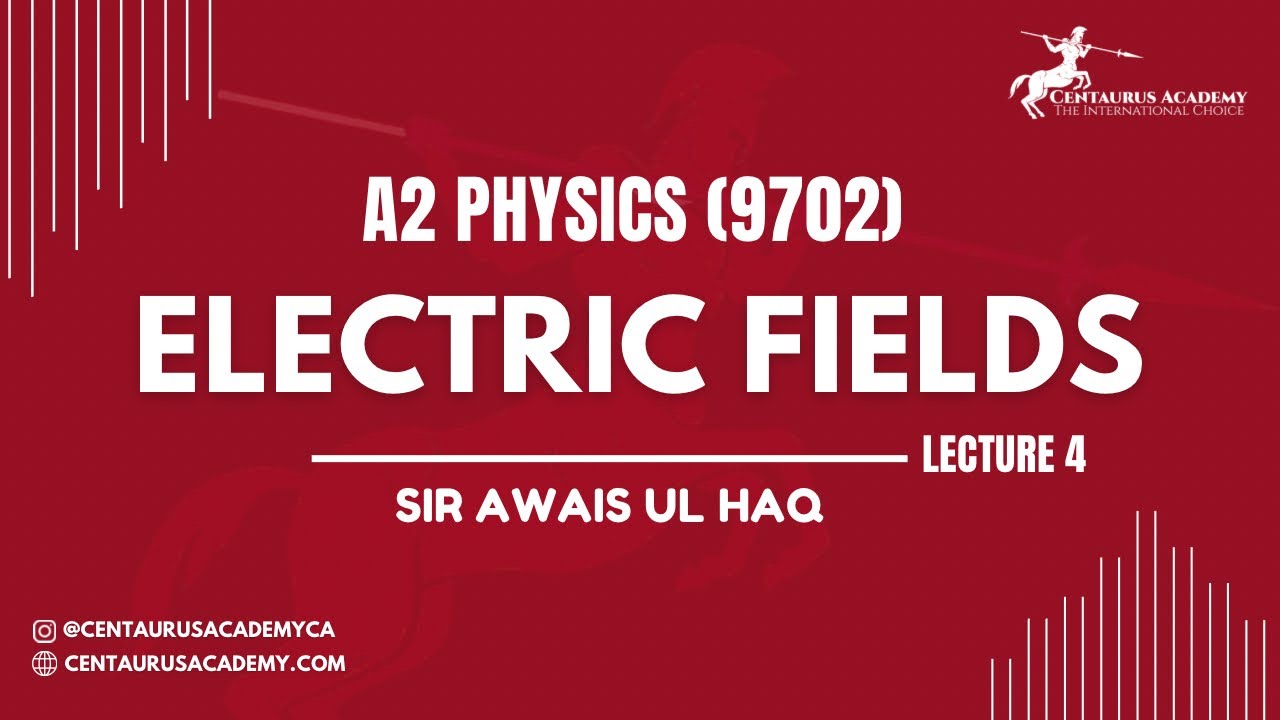 Electric Fields [Lecture 4] - A2 9702 Physics - YouTube