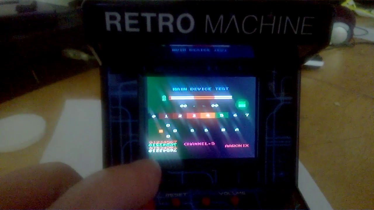 Arcade Retro Machine - Hidden test menu - YouTube