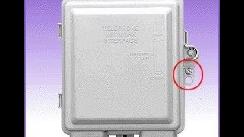 How to replace a wire in the NID