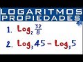 Propiedades de los Logaritmos | Logaritmo de un Cociente