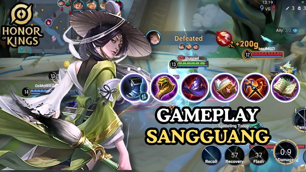 SHANGGUAN UNSTOPPABLE ULT! 🔥 Insane Air Combo Gameplay | Honor of Kings