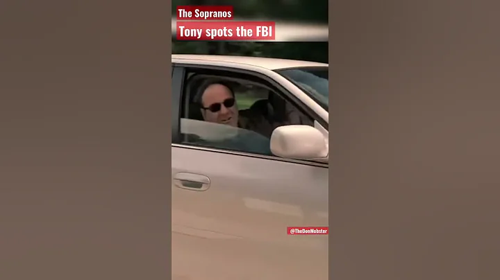 Tony Spots The FBI - The Sopranos