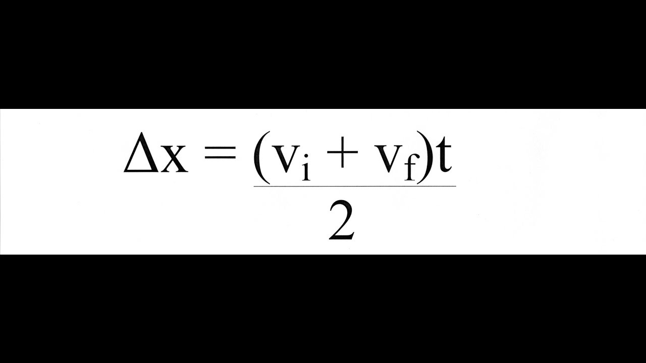 Calculating Distance from Initial & Final Velocity