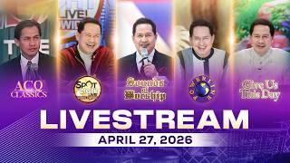 Live! Back-to-Back Programs by Pastor Apollo C. Quiboloy • April 27, 2026