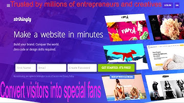 Free Website Maker  strikingly
