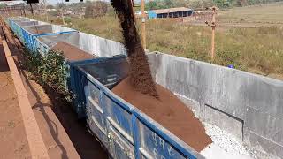 High grade iron ore fines loading in RAKE 🛤