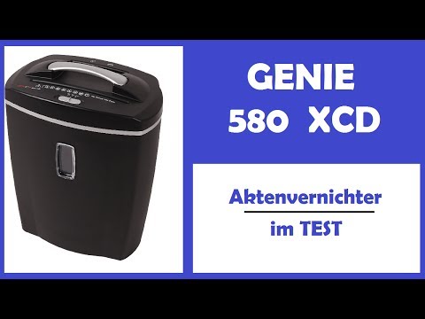 GENIE 580 XCD Aktenvernichter ►► Sicherheitsstufe 4 ✅✅