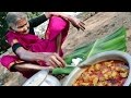 My 105 years grandmas village style fish recipe  traditional fish curry  country foods