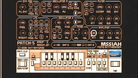 C64 MSSIAH MonoSynth-  24 Cartridge Patches