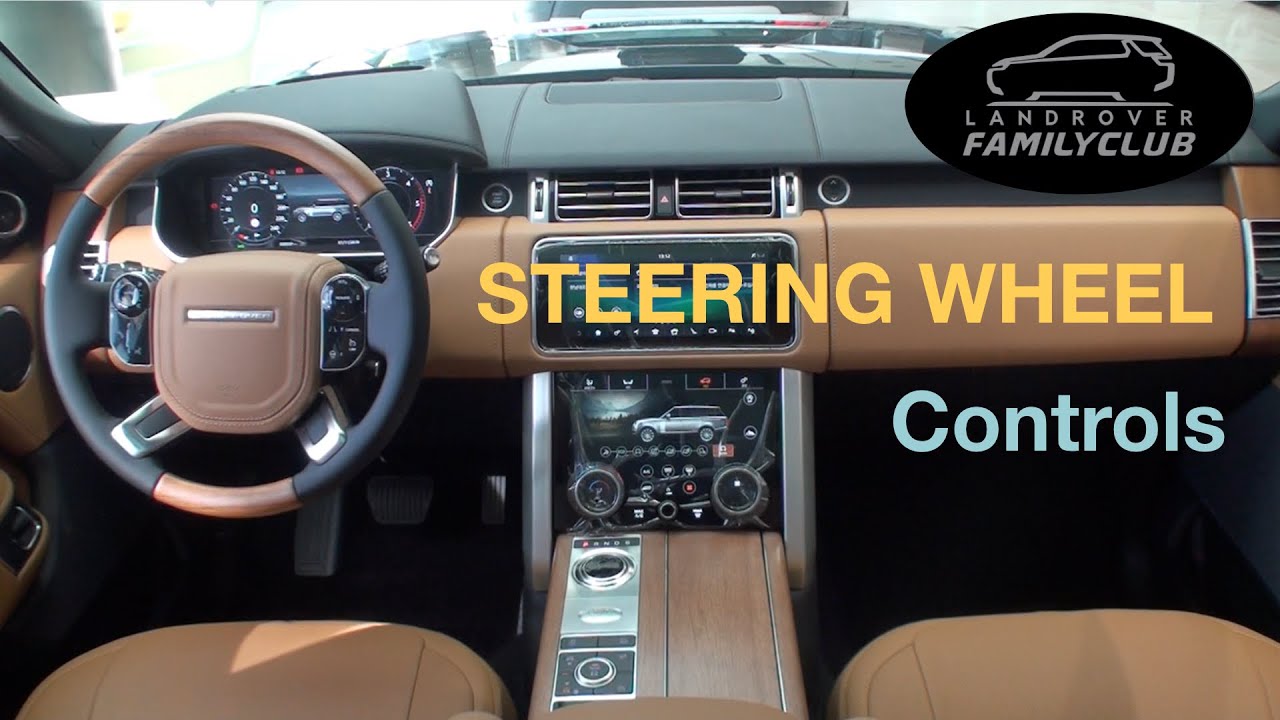 How to Use Land Rover Steering Wheel Controls YouTube