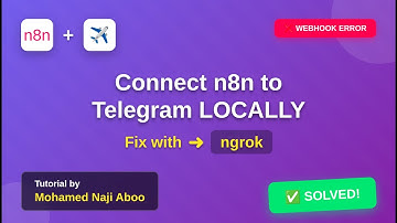 Tutorial Bot Telegram n8n: Hubungkan Alur Kerja Lokal dengan ngrok | Perbaiki Kesalahan "URL HTTP...