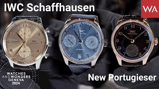 IWC SCHAFFHAUSEN Portugieser. New cases and beautiful dials presented at Watches and Wonders 2024.