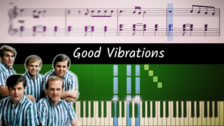 Good Vibrations Piano version - Piano performance video thumbnail