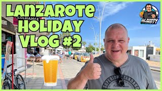 Lanzarote Holiday Vlog#2: HOT Sun and COLD Beers