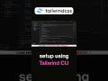 Tailwind CSS Setup with CLI in 2025 #TailwindCSS🔥