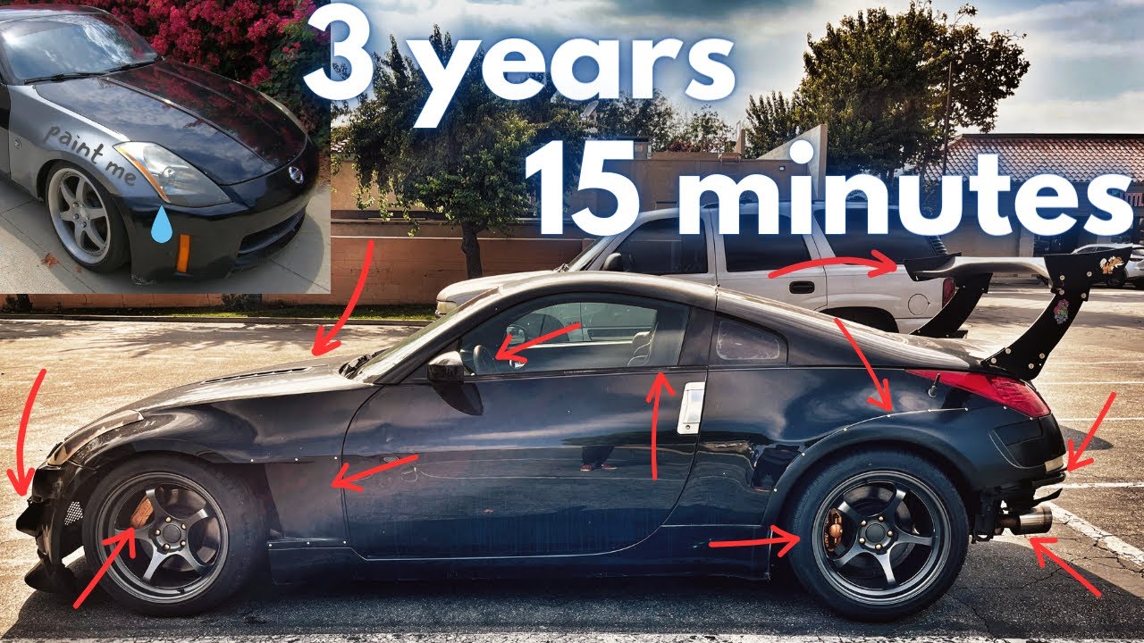 Building a 350z in 15 Minutes! *Insane Transformation* (2023) YouTube