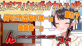 【スバル踏ん張る】竹串を取り出そうと力むスバルが可愛い件「んーーーーっ！！」【切り抜き/ホロライブ】