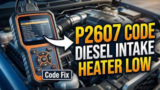 What Is P2607 OBD2 Fault Code - Intake Air Heater B Circuit Low Voltage Fix