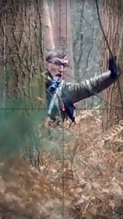 Cocky Airsofter Waves At Sniper