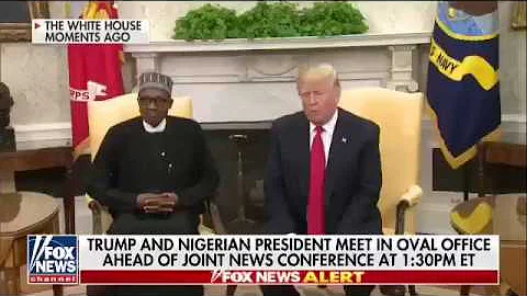 Buhari arrives White House for meeting with Trump