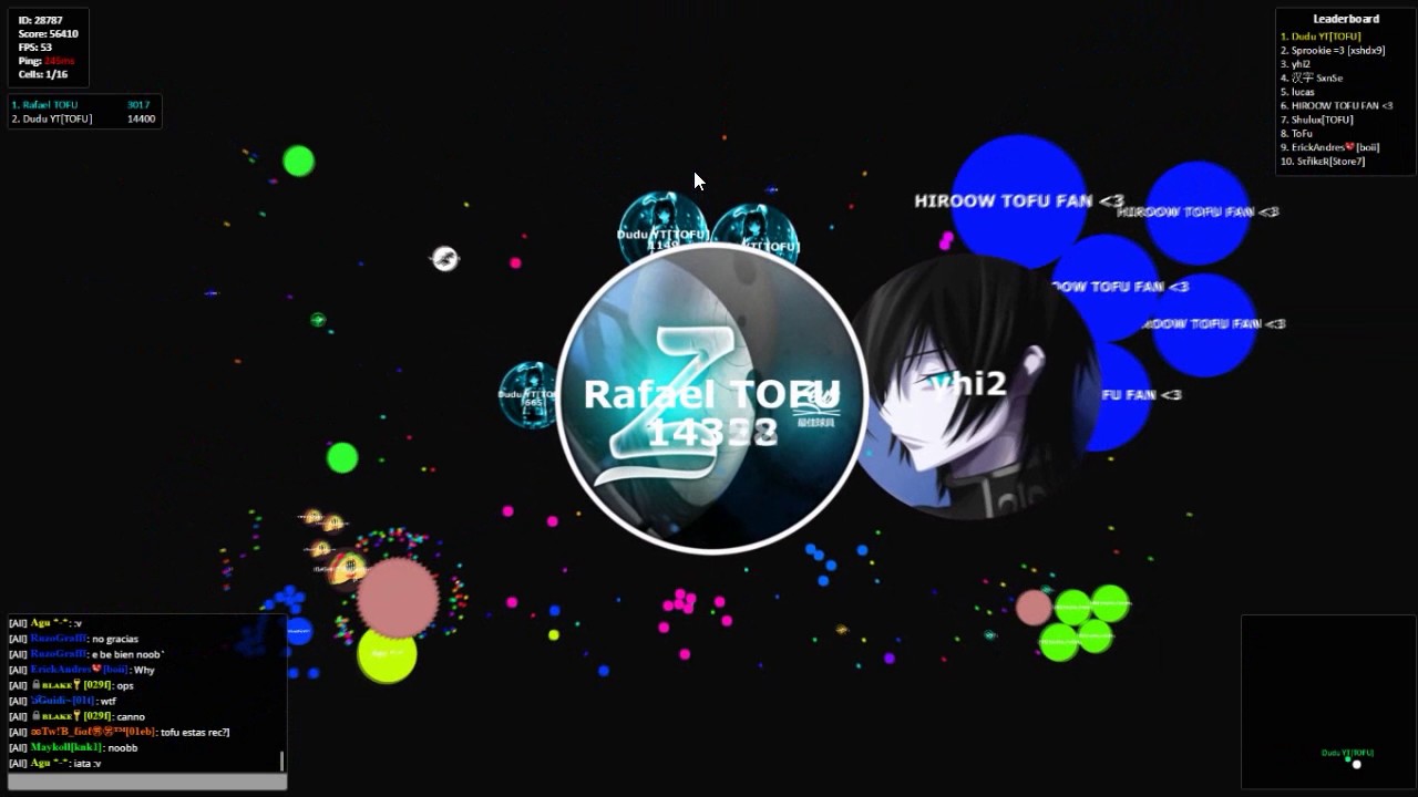 Gota.io - Hiroow Chorou no meu Inane Doublesplit !