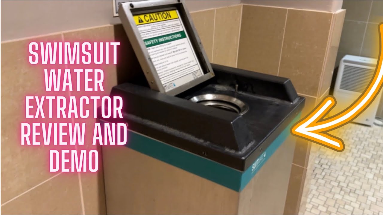 Swimsuit Water Extractor REVIEW AND DEMO 