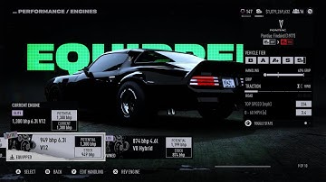 Pontiac Firebird (1977) S+ Class Drag Build NFS Unbound