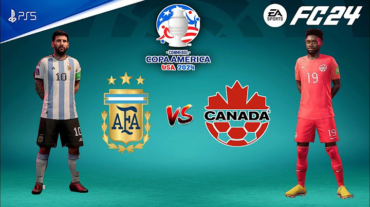 FC 24 - Argentina vs Canada | Copa America 2024 Group Stage Match | PS5™ [4K60]