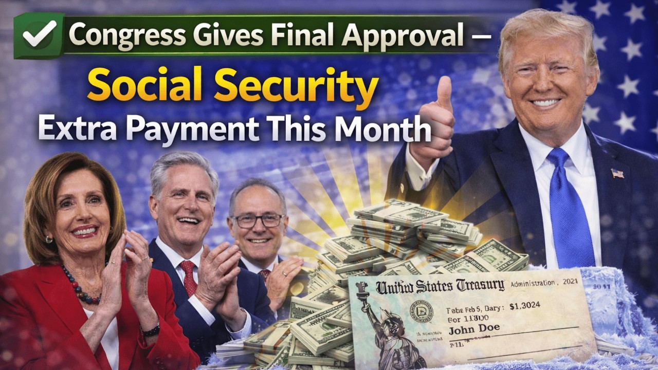 Congress Gives Final Approval — Social Security Extra Payment This Month